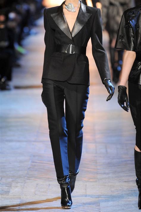 ysl black coat|saint laurent women suit.